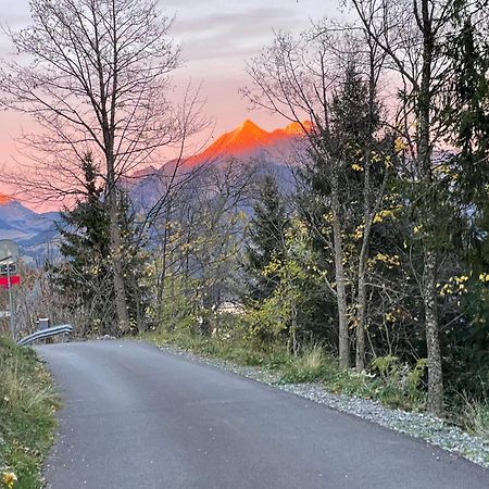 Charmant Appartement Au Vagabond Leysin Buitenkant foto