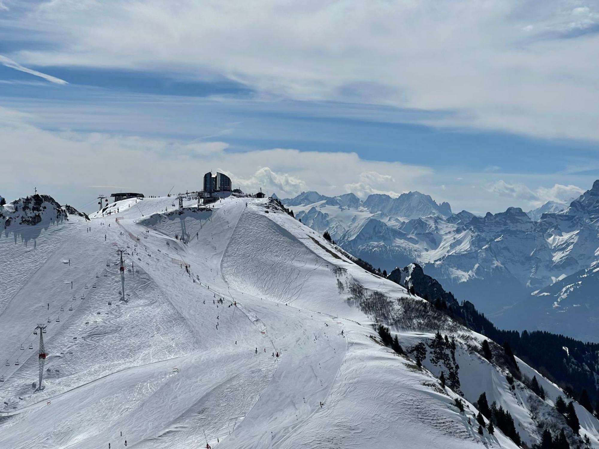 Charmant Appartement Au Vagabond Leysin Buitenkant foto